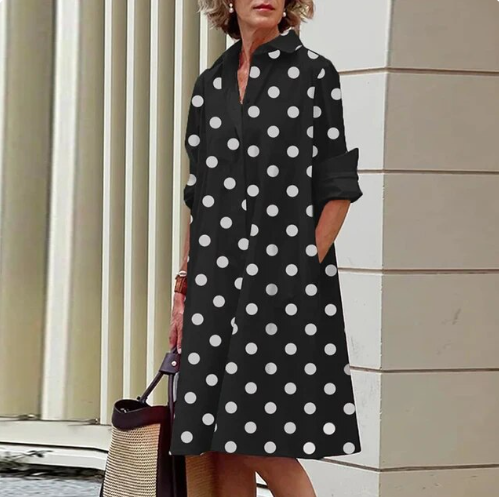 Yani - Robe Chemise Décontractée Unie