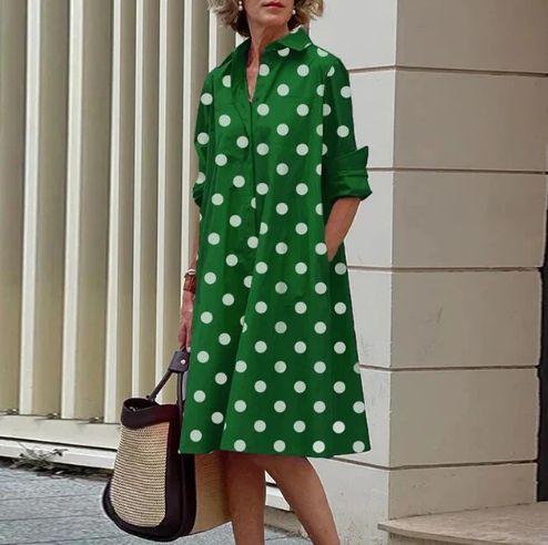 Yani - Robe Chemise Décontractée Unie