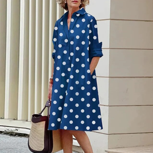 Yani - Robe Chemise Décontractée Unie