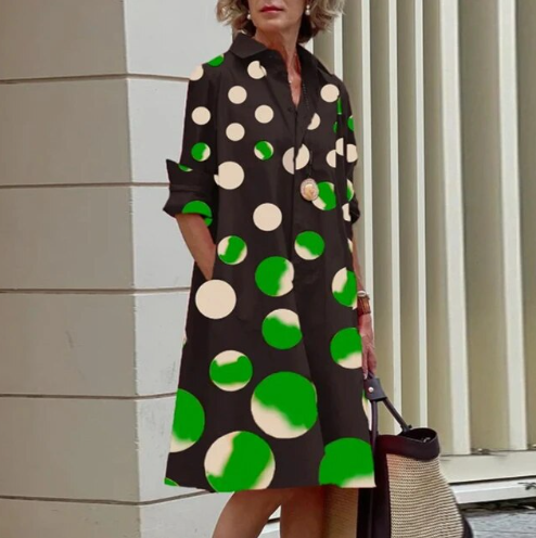 Yani - Robe Chemise Décontractée Unie