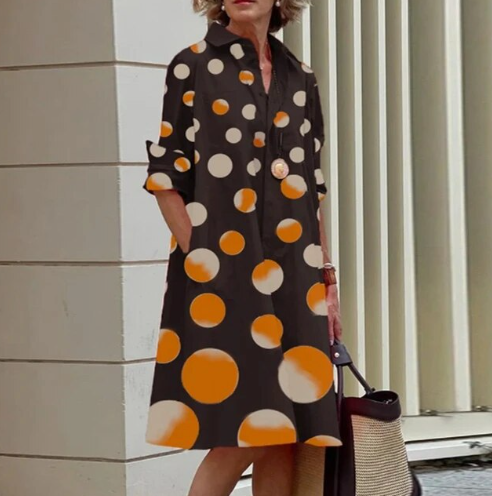 Yani - Robe Chemise Décontractée Unie