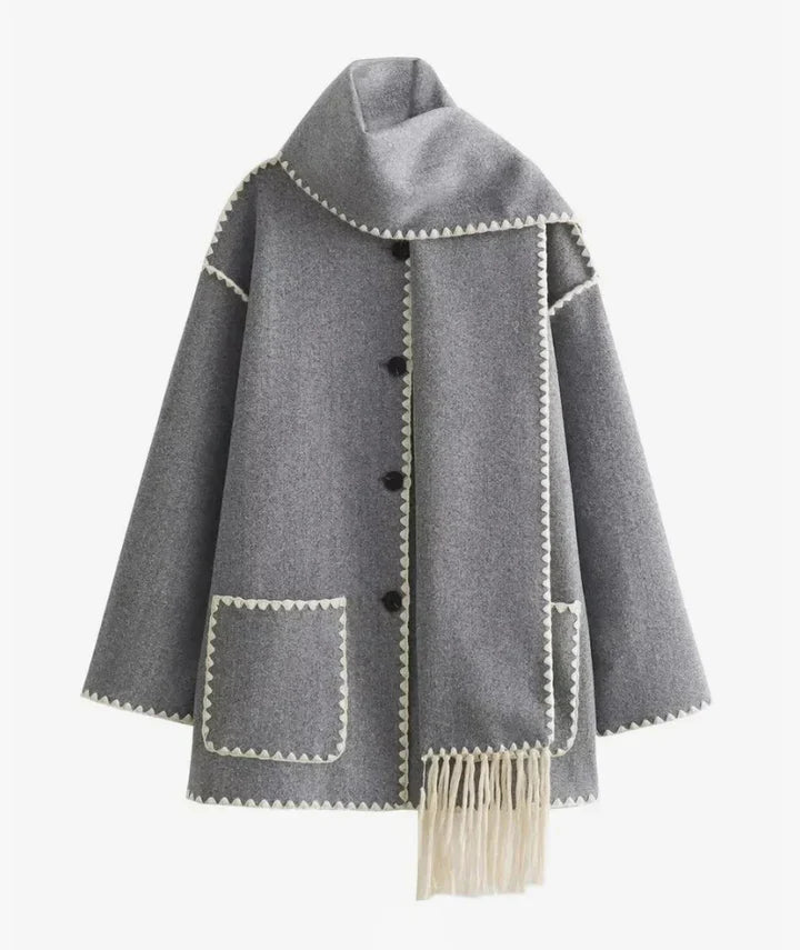 Evie – Manteau long au style élégant et naturel