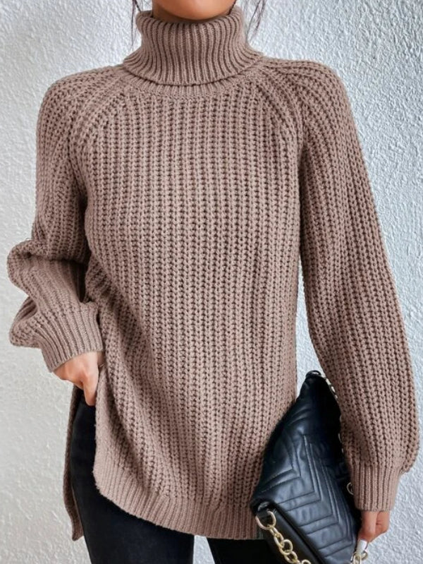 Carolina - Pull en Maille Col Roulé