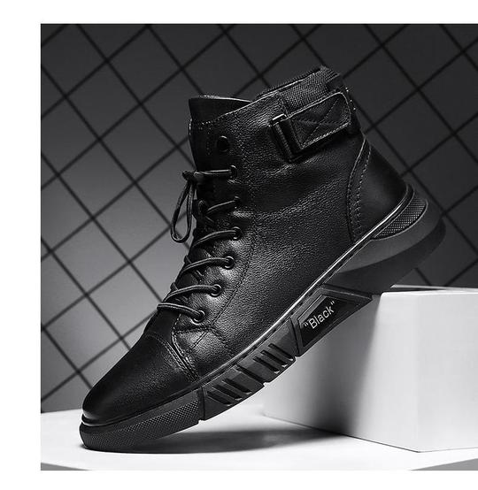 Alvize - Bottes pour homme en similicuir
