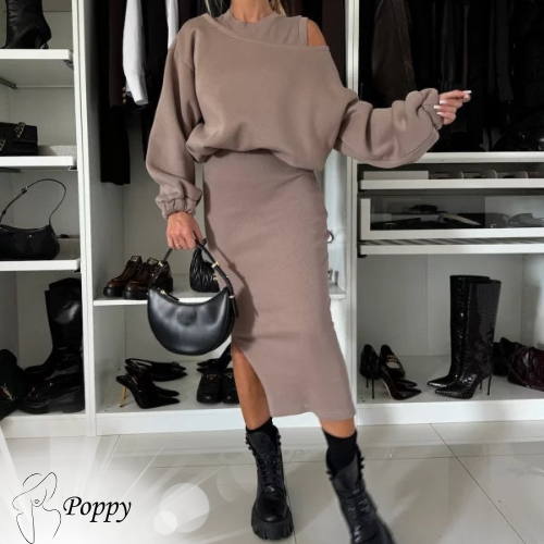 Poppy - Ensemble deux pièces - Robe et Pull