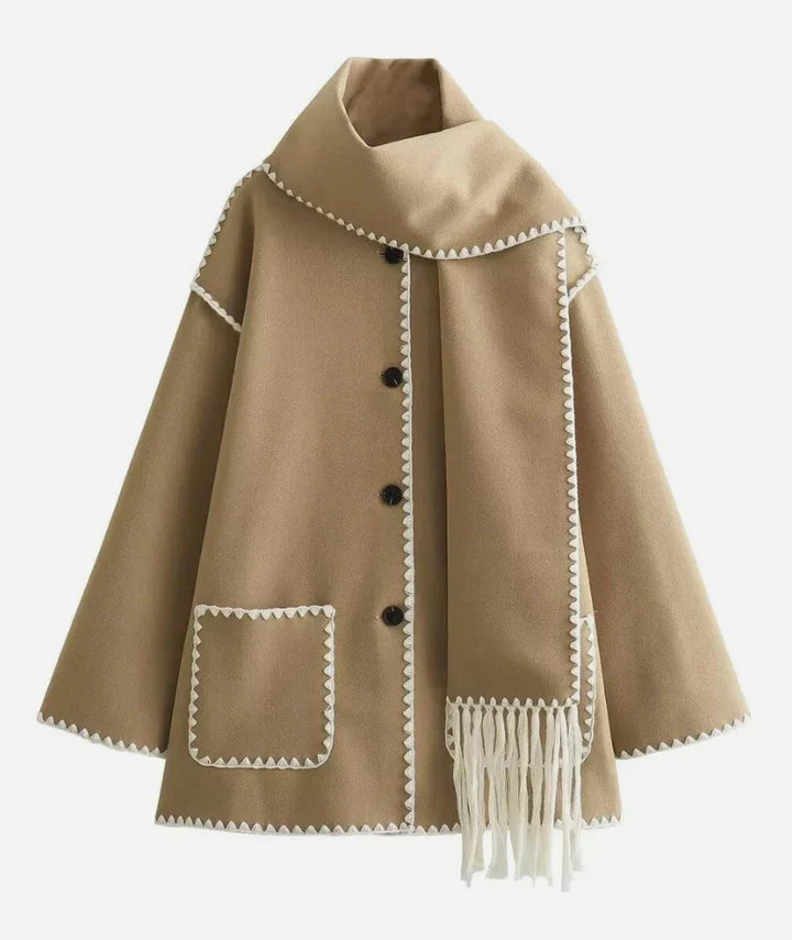 Evie – Manteau long au style élégant et naturel