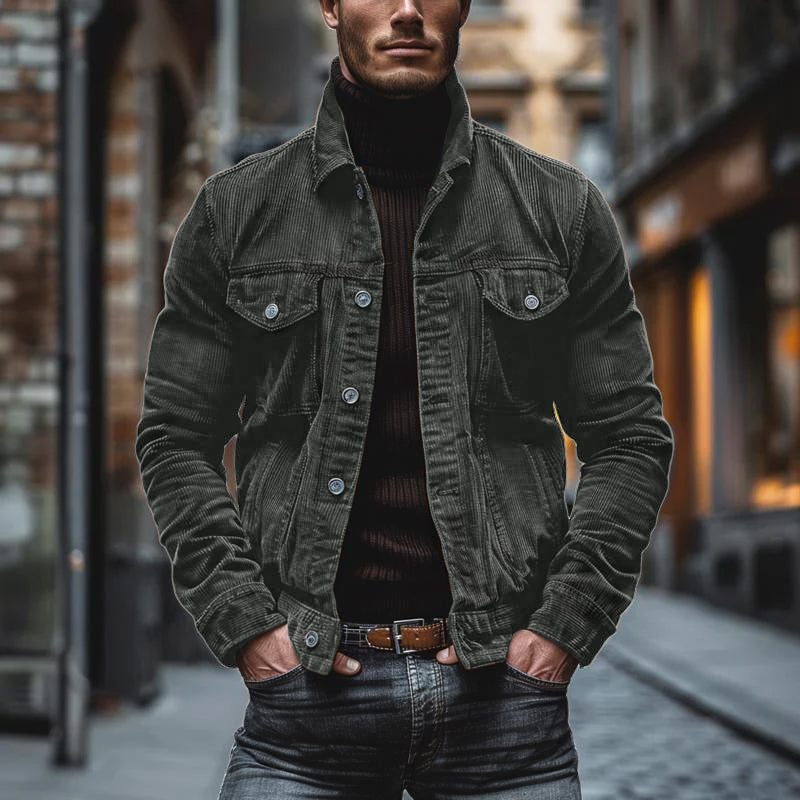 Eddie - Veste en velours côtelé vintage pour hommes