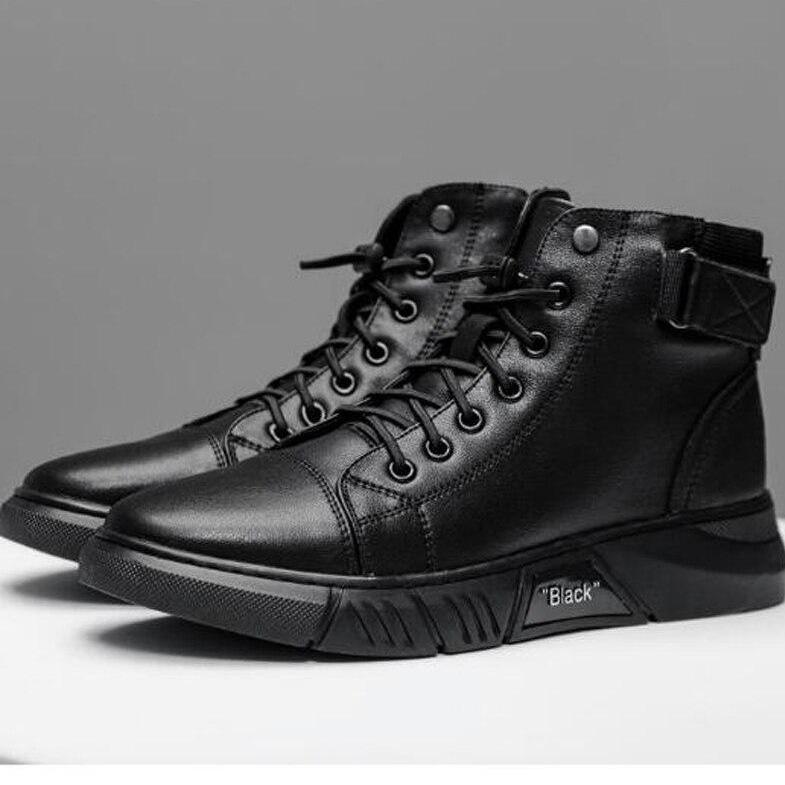 Alvize - Bottes pour homme en similicuir