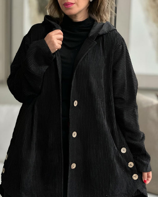 Giovana – Veste au style casual avec effet côtelé