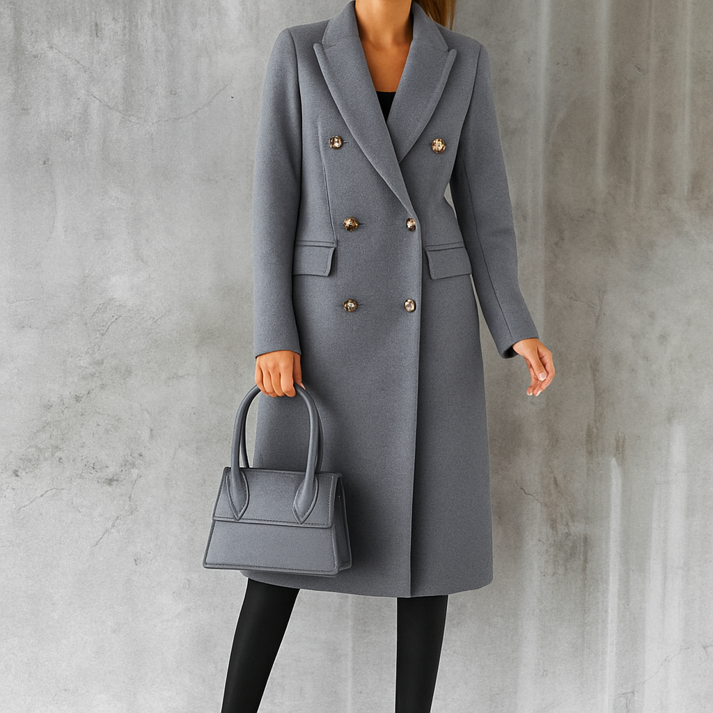 Leire - Manteau Trench Élégant - Noir - XL - Elise Marseille