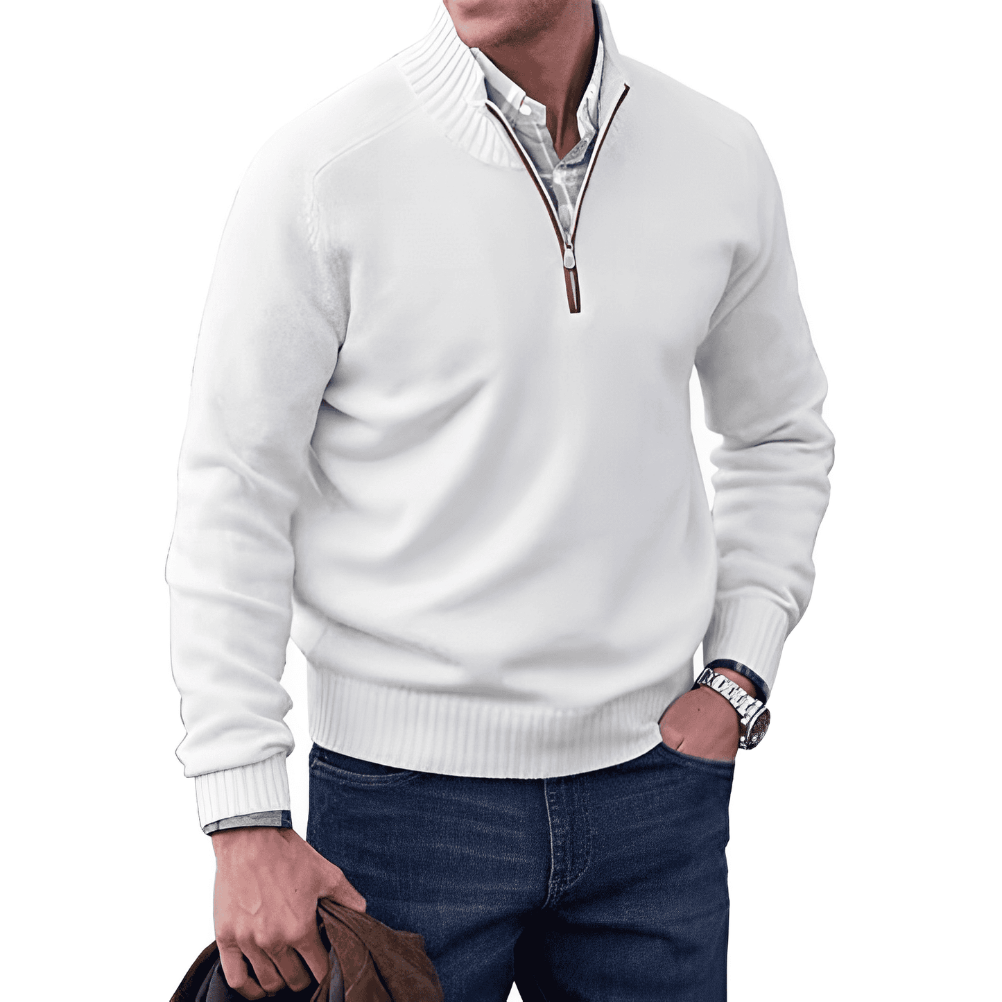Ciro – Pull texturé au style casual masculin