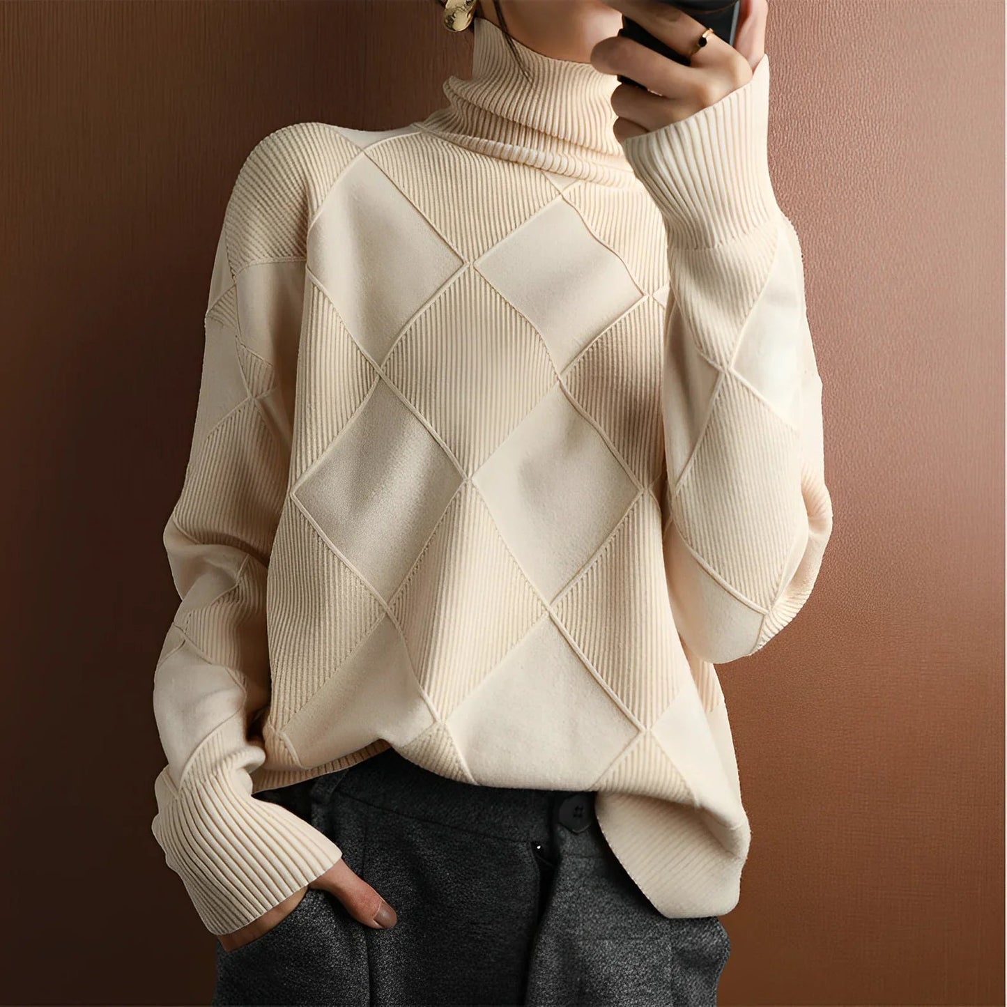 Zara - Pull Col Montant