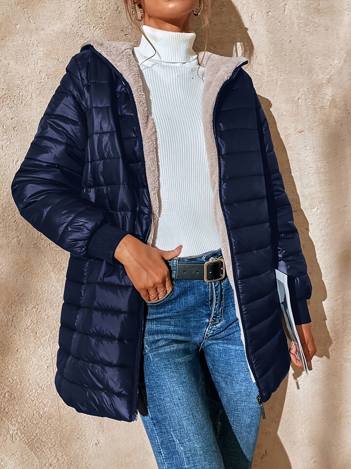Liliana - Veste d'Hiver avec Doublure en Polaire