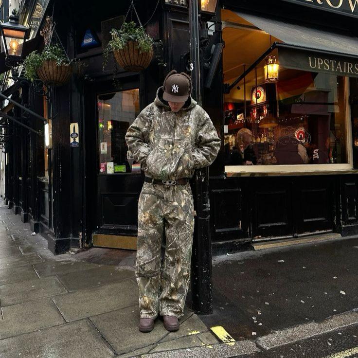 Benjamin - Sweat à capuche unisexe camouflage