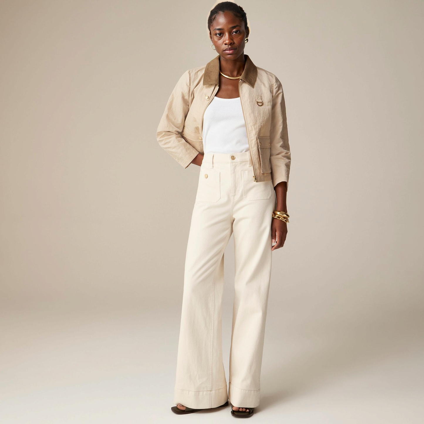 Saida - Jean large style marin