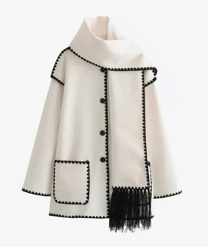 Evie – Manteau long au style élégant et naturel