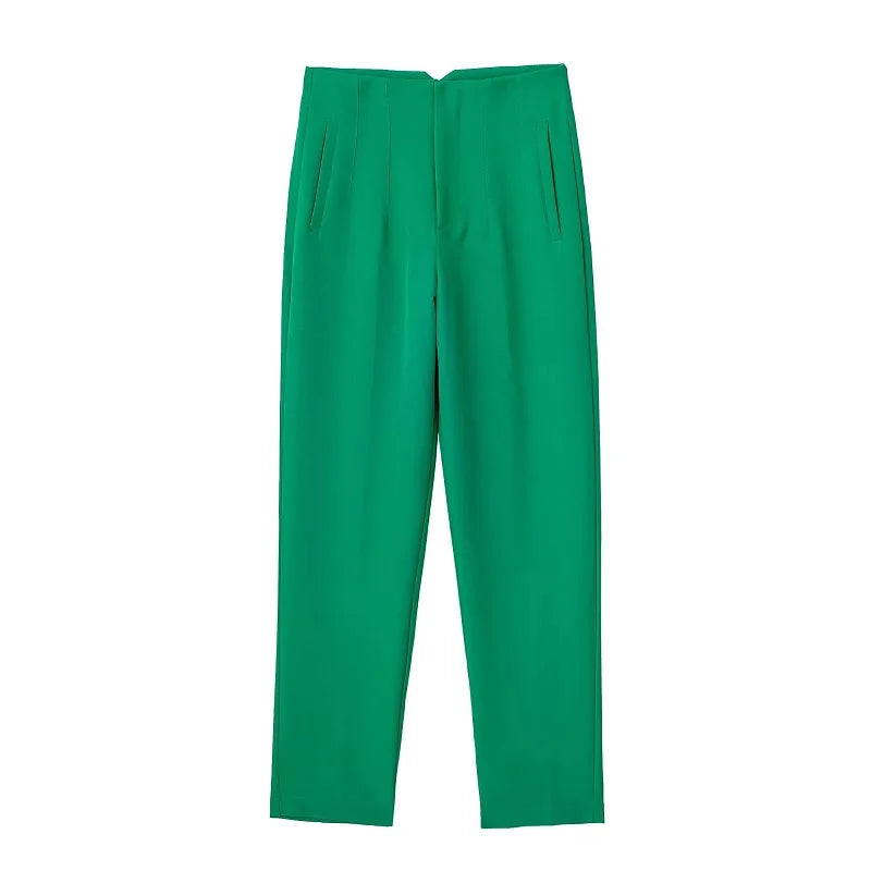 Claude - Pantalons élégants taille haute