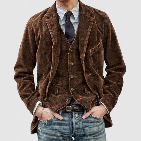 Ethan – Veste structurée au style vintage masculin