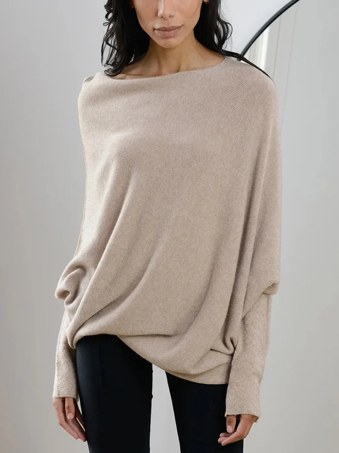 Marce - Pull Drapé Asymétrique