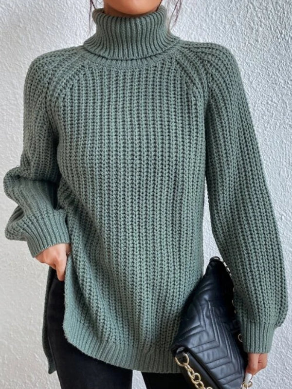 Carolina - Pull en Maille Col Roulé