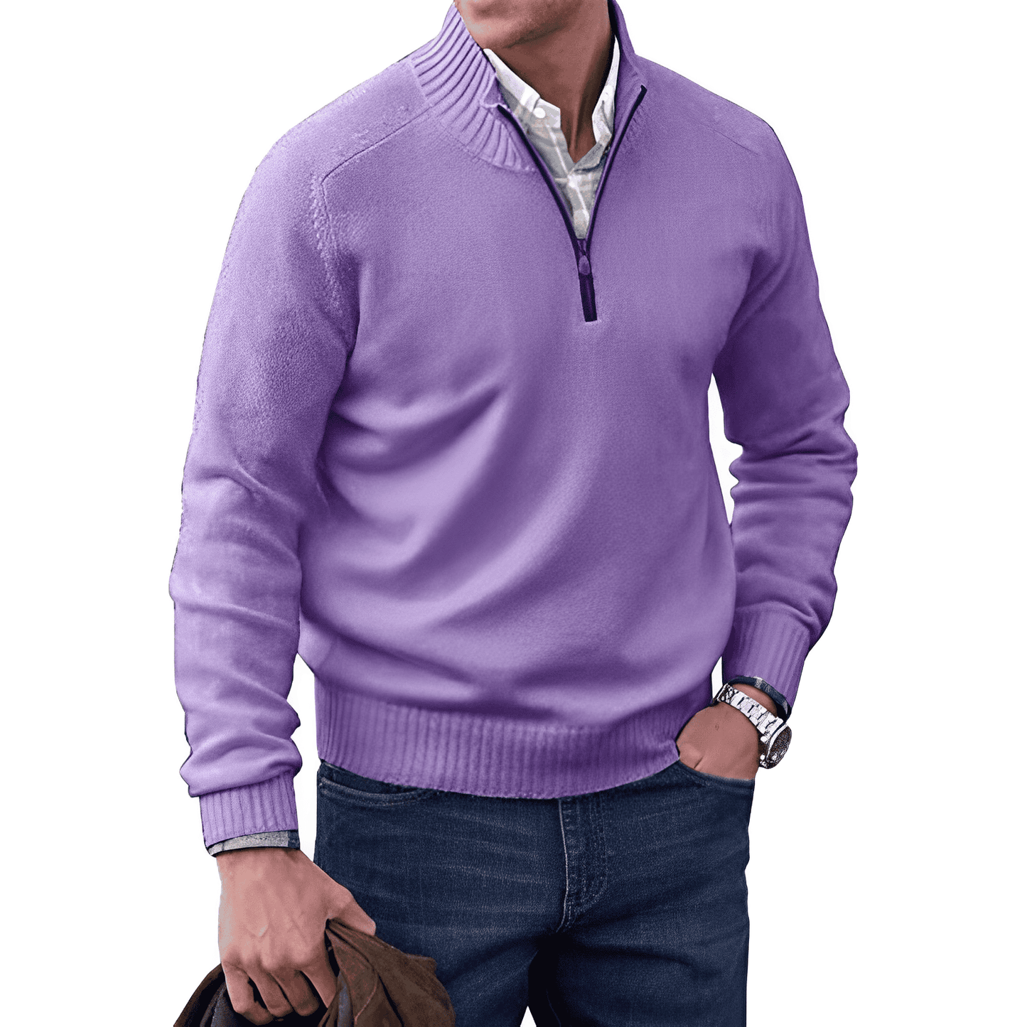 Ciro – Pull texturé au style casual masculin