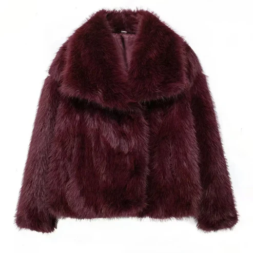 Sonia - Manteau en Fourrure Synthétique