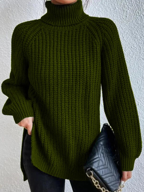 Carolina - Pull en Maille Col Roulé