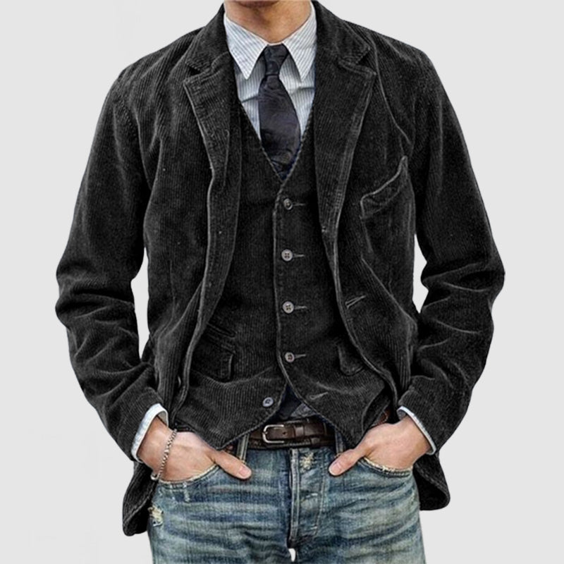 Ethan – Veste structurée au style vintage masculin