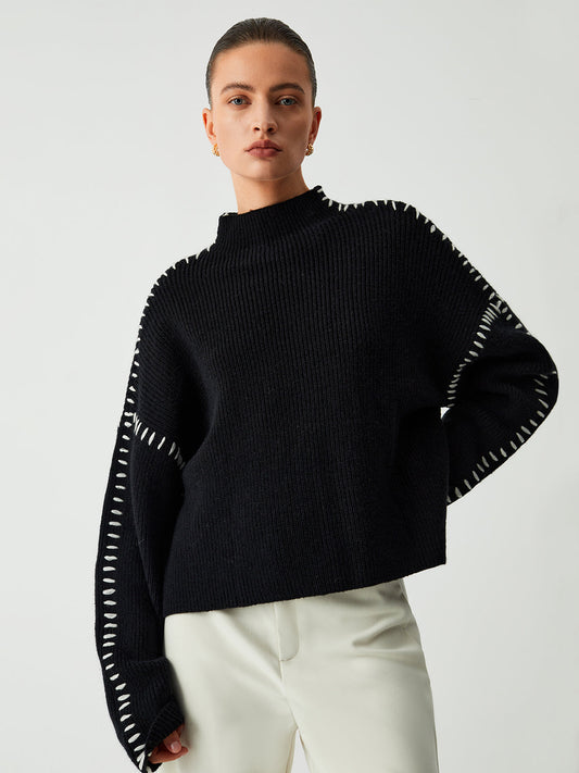 Alma - Pull Col Montant