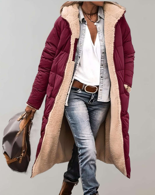 Gimena - Manteau Long avec Doublure en Polaire