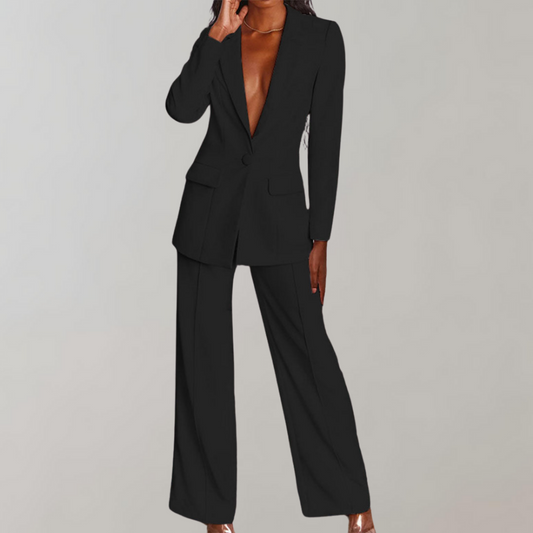 Gretel - Ensemble Élégant en Deux Pièces : Blazer et Pantalon