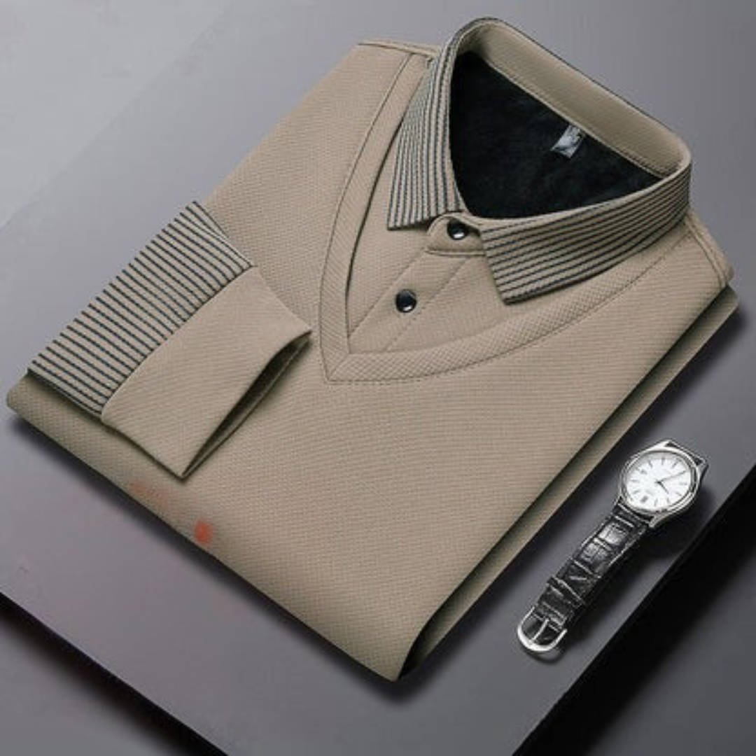 Charlie - Polo à manches longues pour hommes