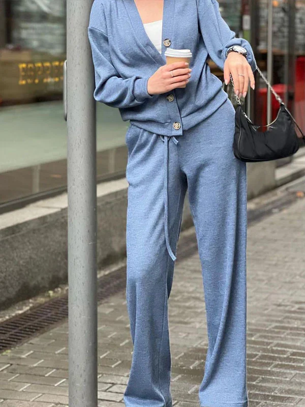 Giada - Ensemble veste et pantalon à boutons