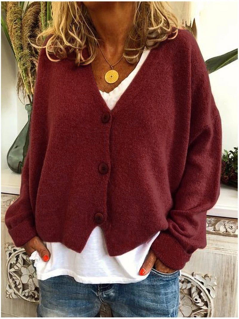 Aria - Pull court à boutons