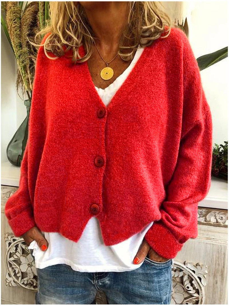 Aria - Pull court à boutons