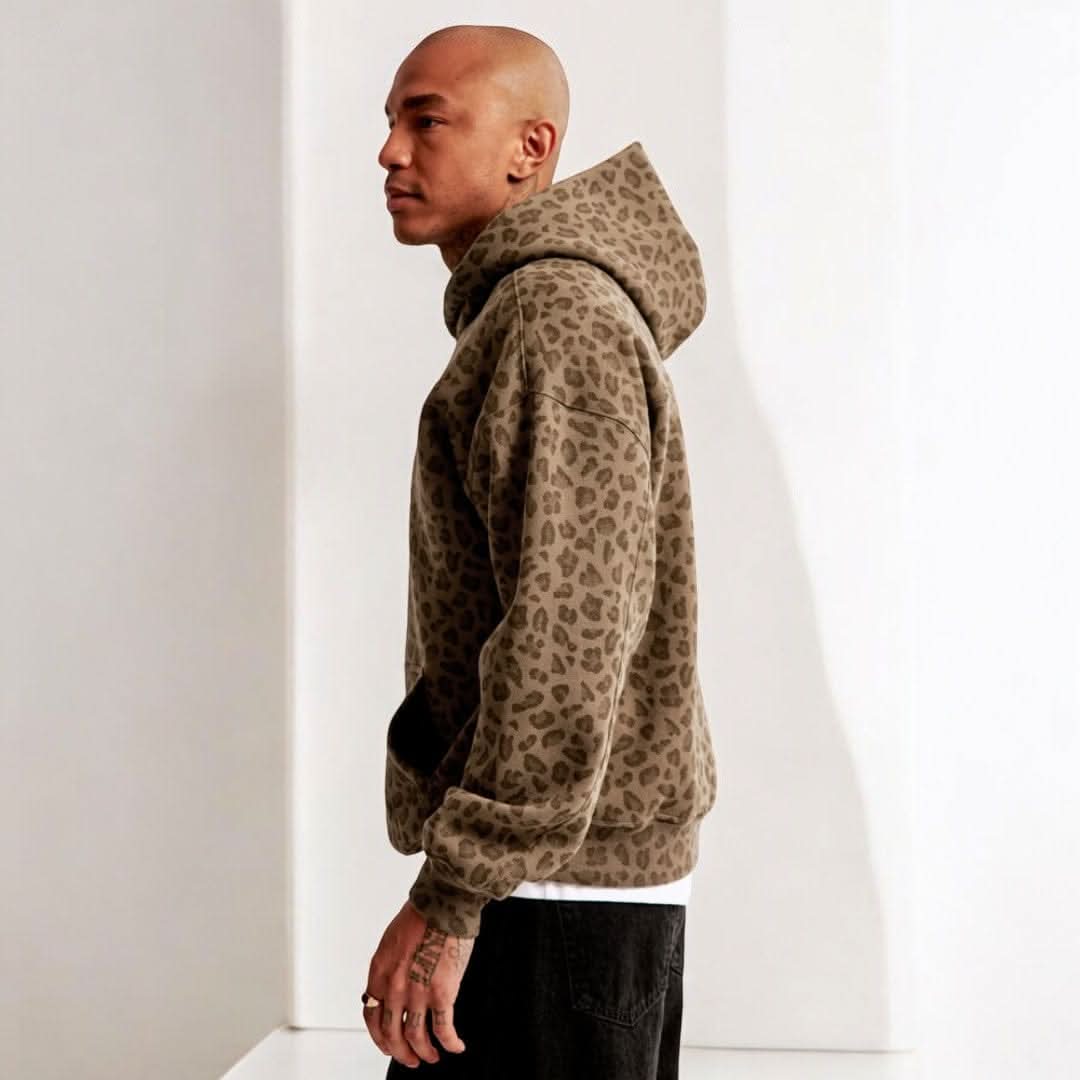 Zoe - Hoodie Léopard Unisexe