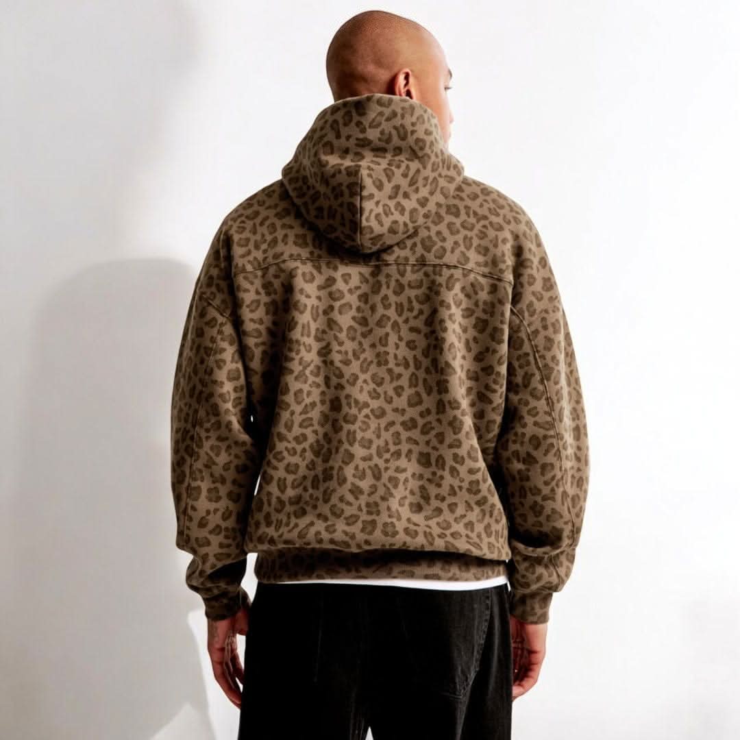 Zoe - Hoodie Léopard Unisexe