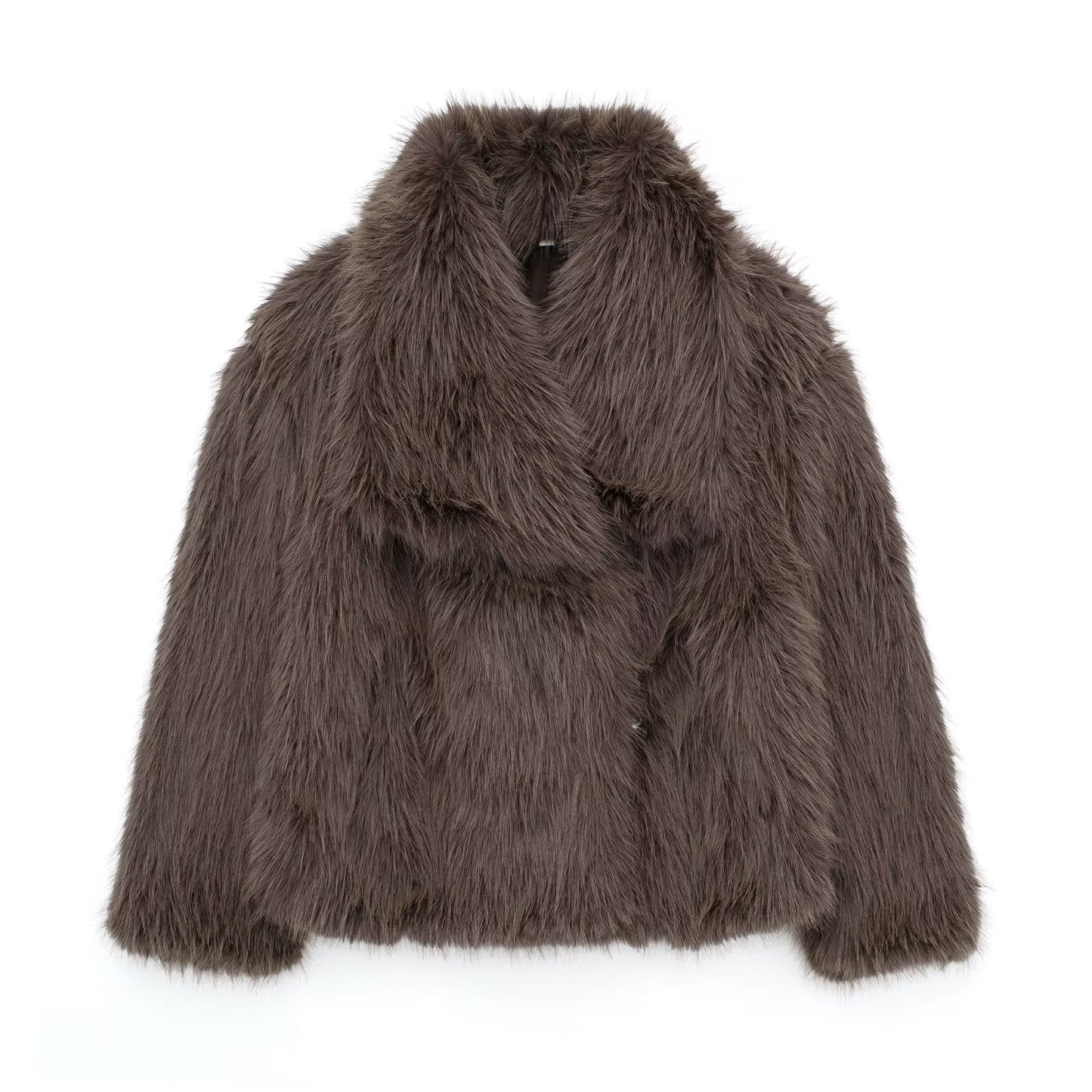 Sophie – Manteau au style pelucheux et élégant