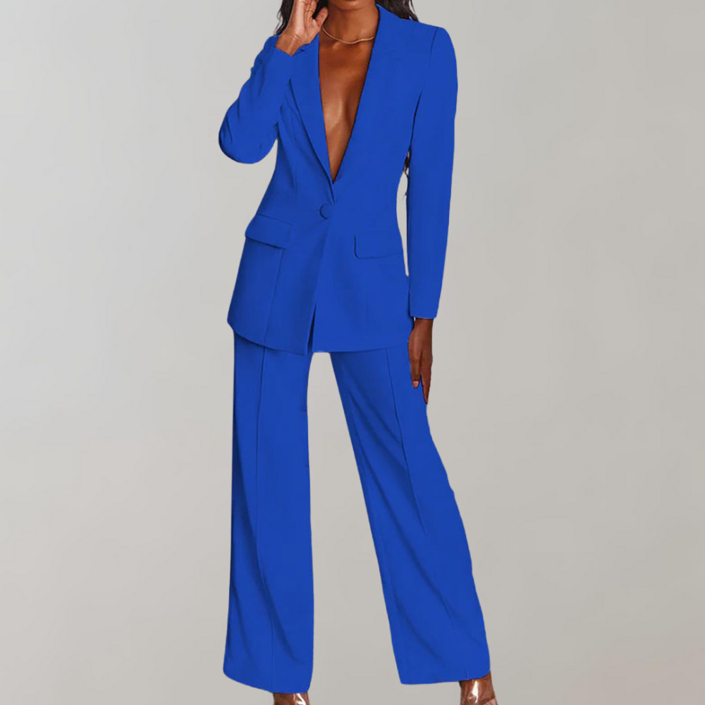 Gretel - Ensemble Élégant en Deux Pièces : Blazer et Pantalon