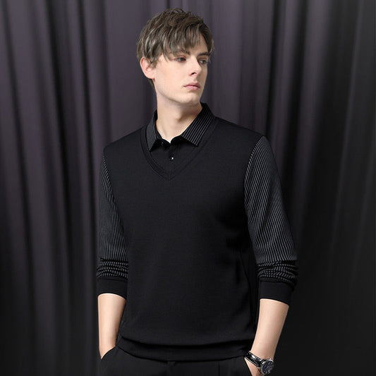 Charlie - Polo à manches longues pour hommes