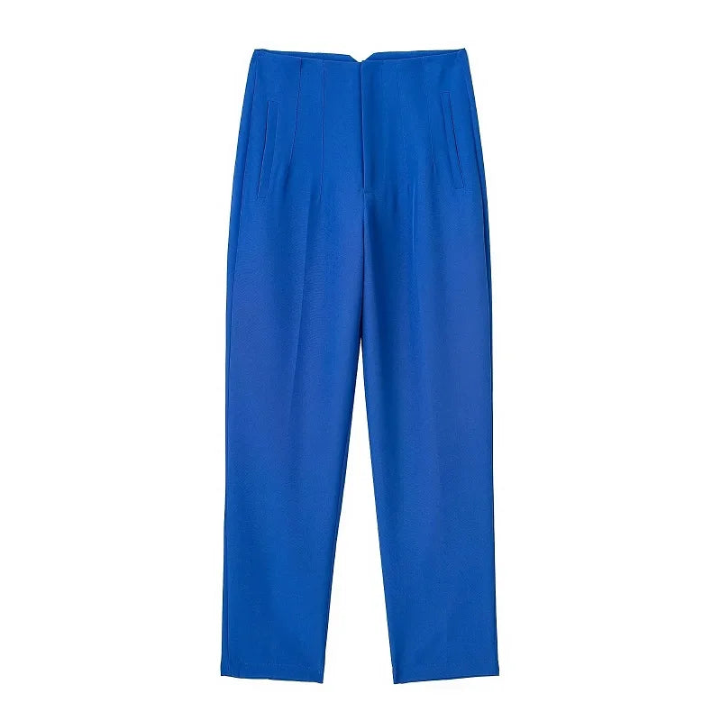 Claude - Pantalons élégants taille haute