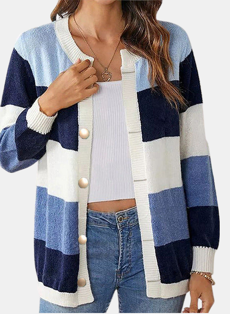 Bernice - Pull Boutonné Confortable et Léger
