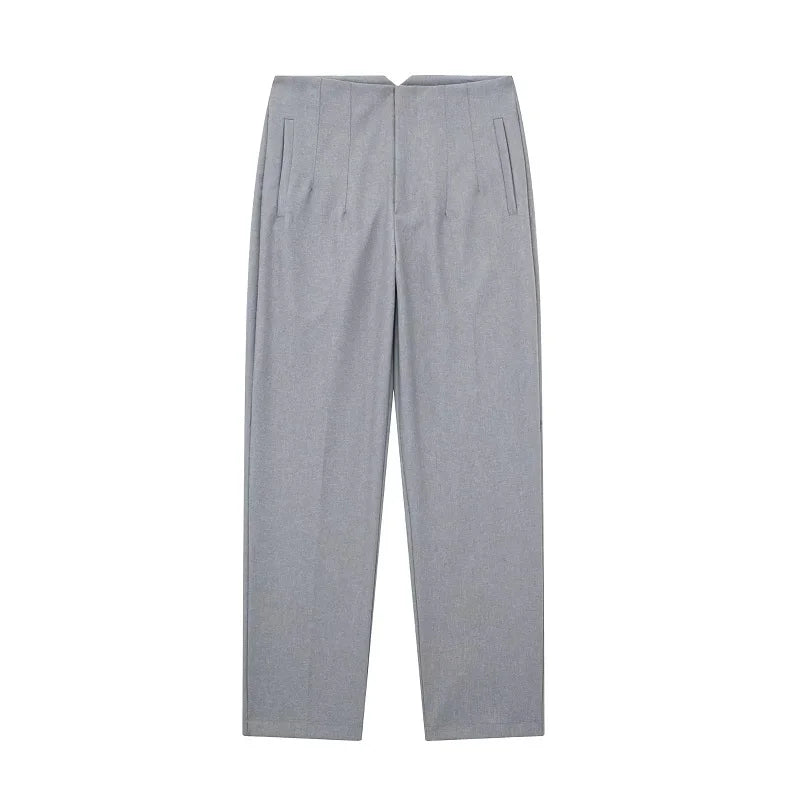 Claude - Pantalons élégants taille haute