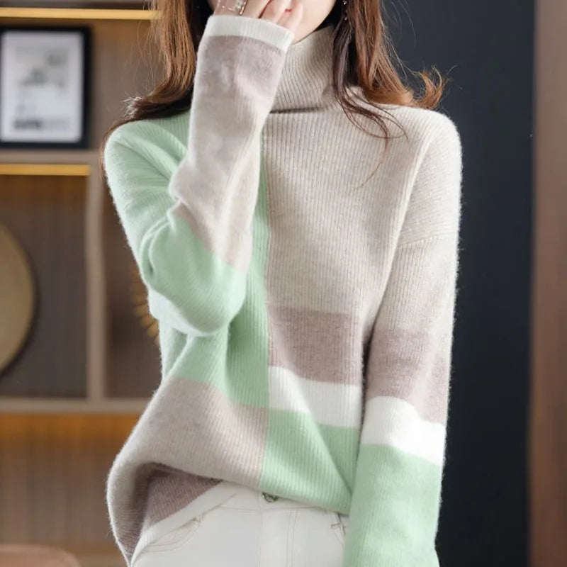 Duna - Pull Col Montant