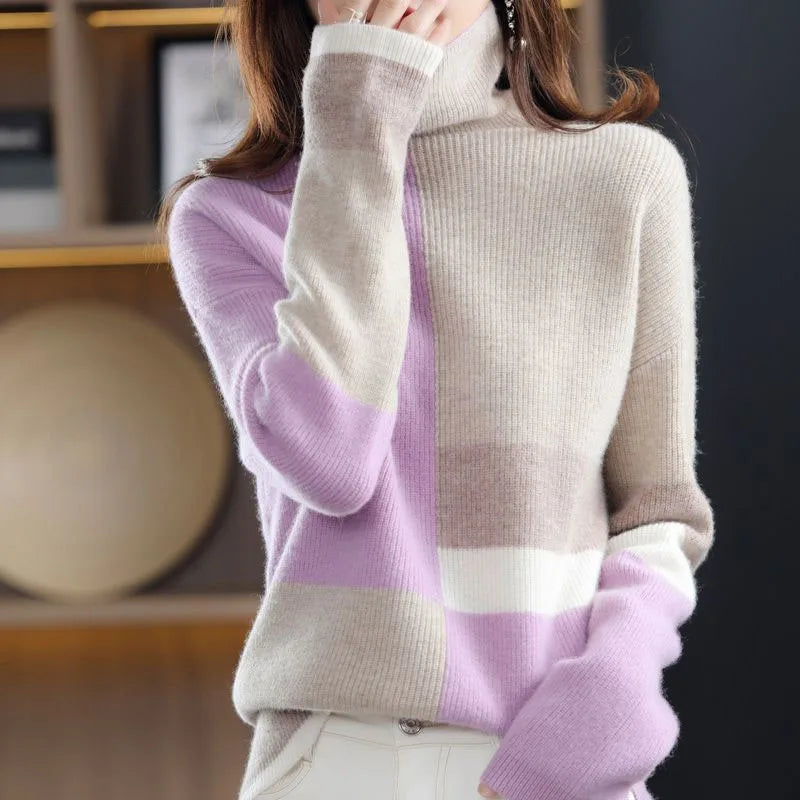 Duna - Pull Col Montant