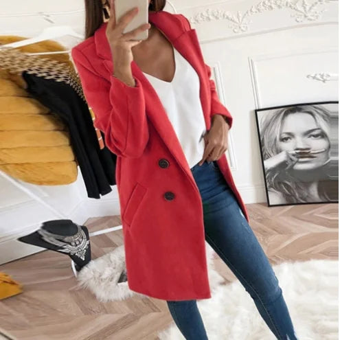 Tatiana - Manteau Long Essentiel et Élégant