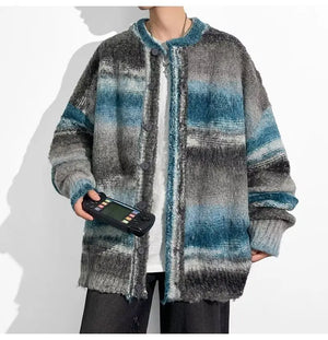 Enzo – Pull au style patchwork masculin
