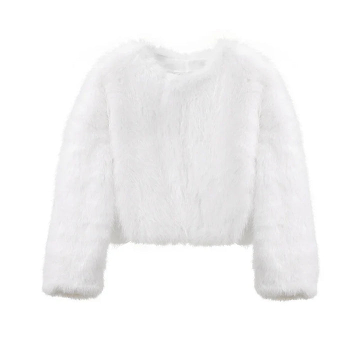 Grace - Veste au style fausse fourrure à effet renard