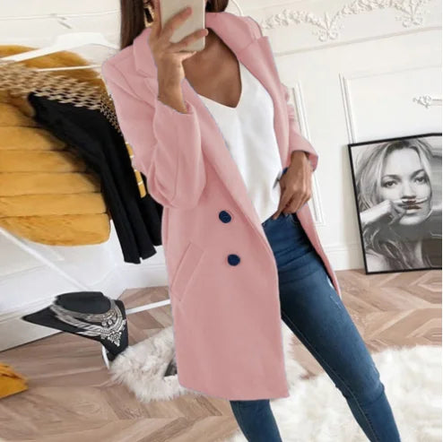 Tatiana - Manteau Long Essentiel et Élégant
