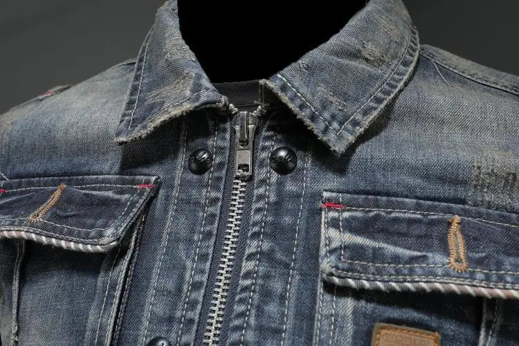 Leo - Veste en denim pour hommes